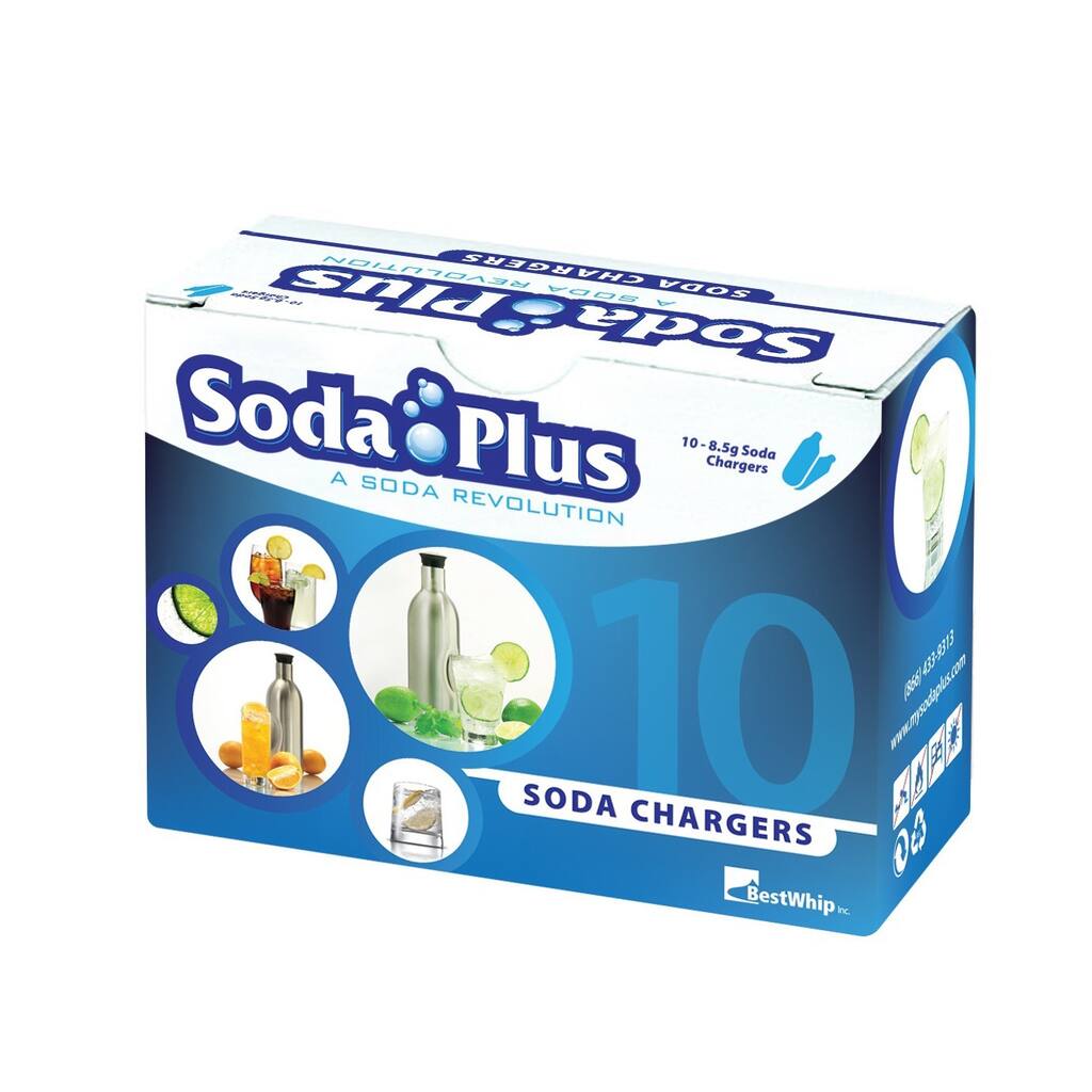 Soda Plus CO2 Carbonizing Cartridges (Pack of 100)