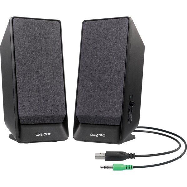 Creative SBS Series A50 2.0 Speaker System - 800 mW RMS - Desktop - B