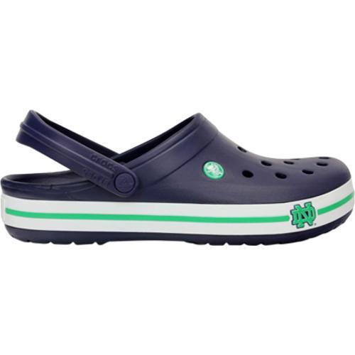 notre dame crocs mens