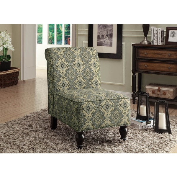 Shop Turquoise/ Blue Tapestry Fabric Traditional Accent ...