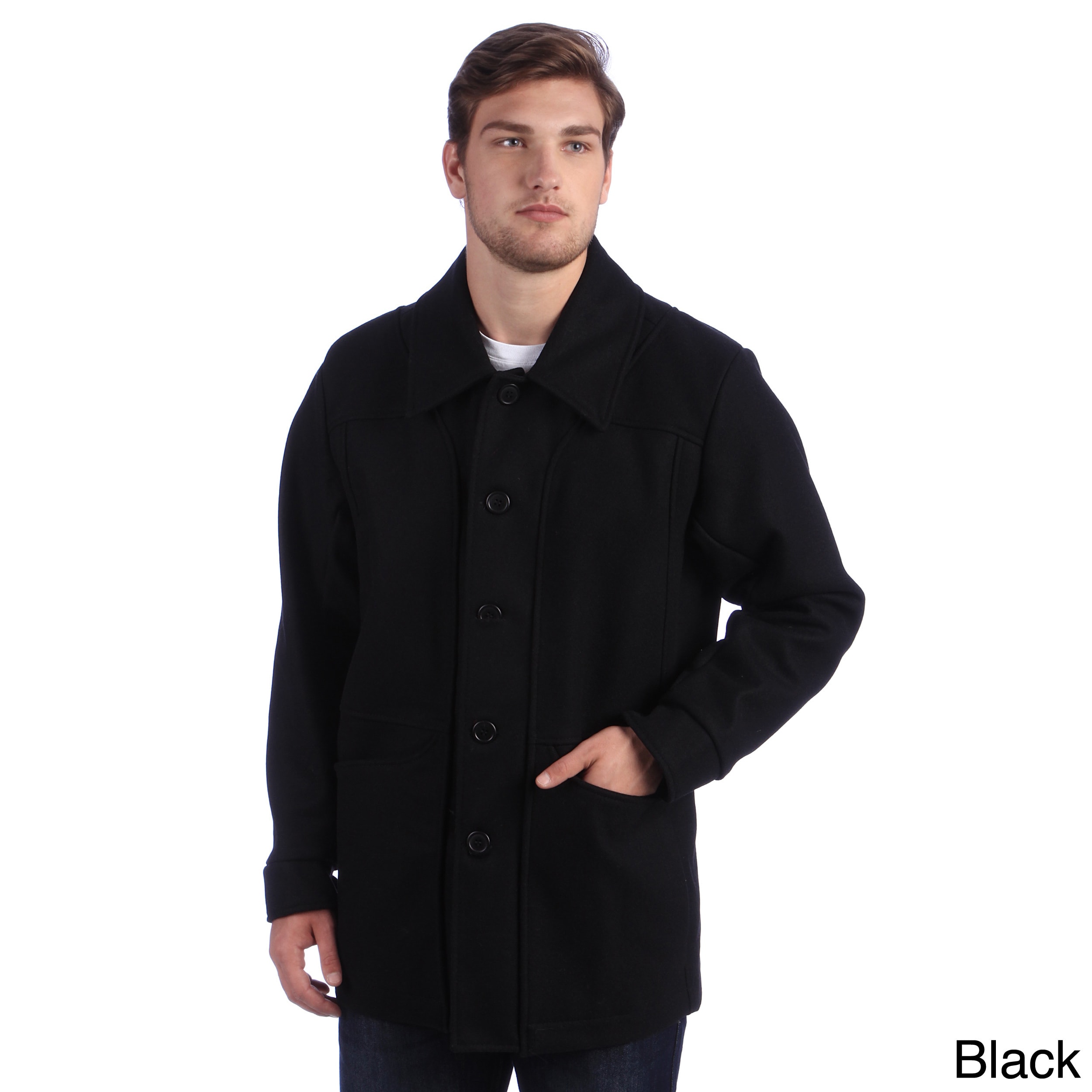 Stormy Kromer Stormy Kromer Mens Town Coat Black Size Large