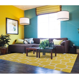 Momeni Laguna Hand Woven Wool Contemporary Geometric Area Rug