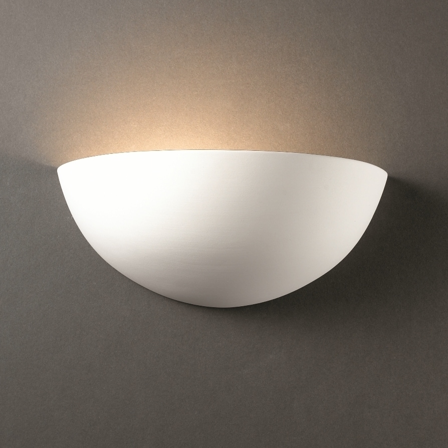 Quarter Sphere Ceramic Sconce