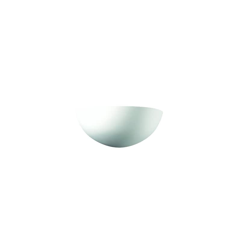 Quarter Sphere Ceramic Sconce