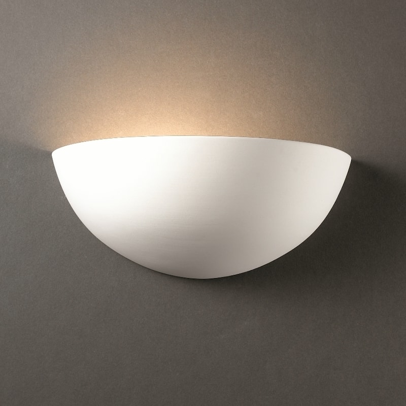 Quarter Sphere Ceramic Sconce - small