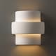 preview thumbnail 1 of 3, Porch & Den Huntsman Stepped Ceramic 1-light Sconce