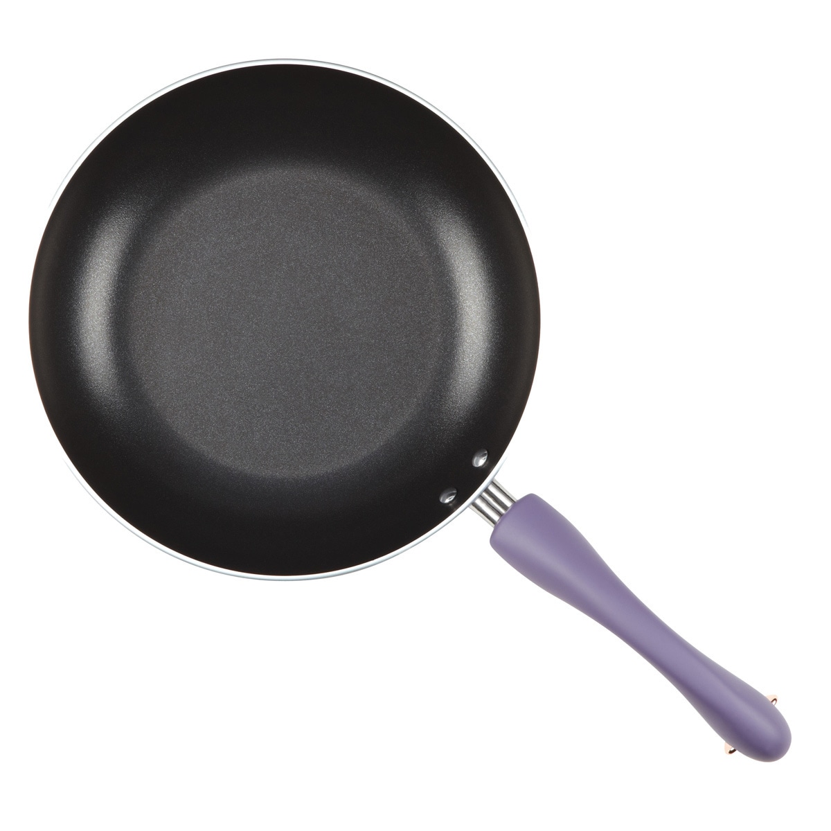 Paula Deen 12-in. Signature Porcelain Open Deep Skillet, Lavender Speckle 