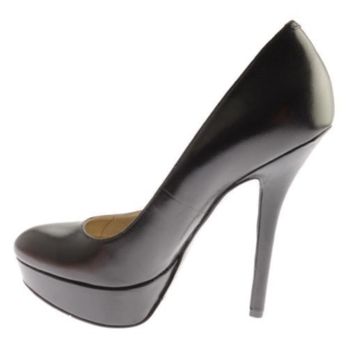 Women's Nine West Bellafina Black Leather Nine West Heels