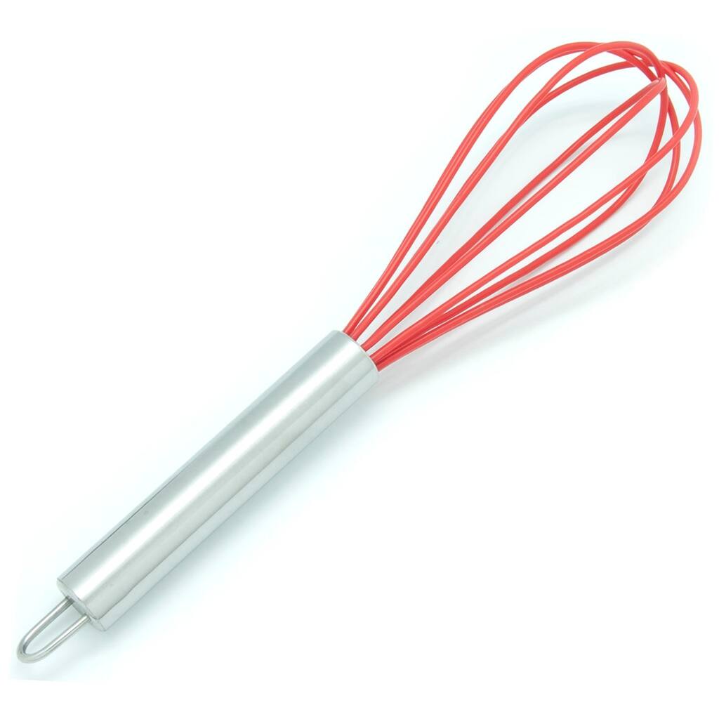 Freshware 10-inch Stainless Whisk and Silicone Covering