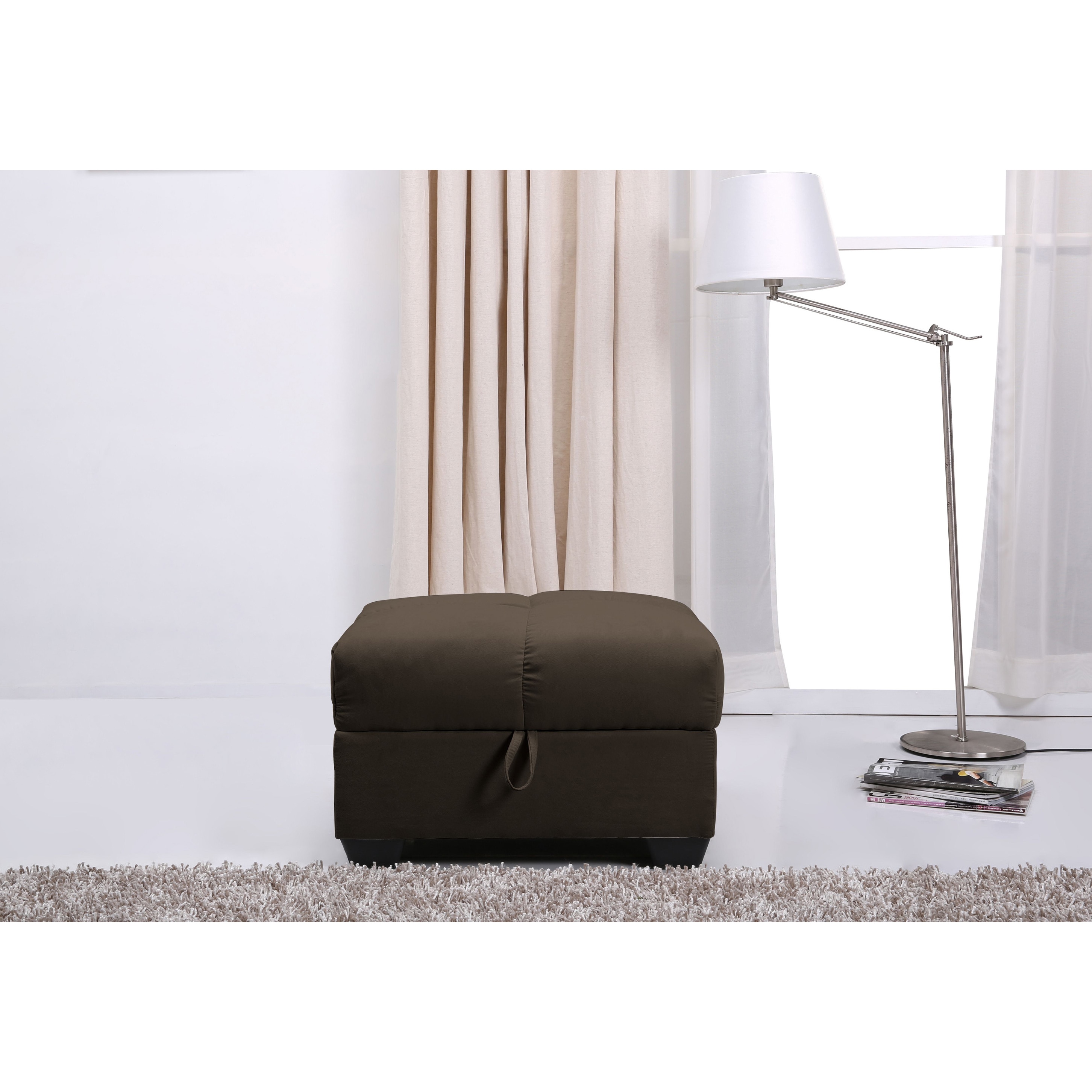 Phila Olive Storage Ottoman