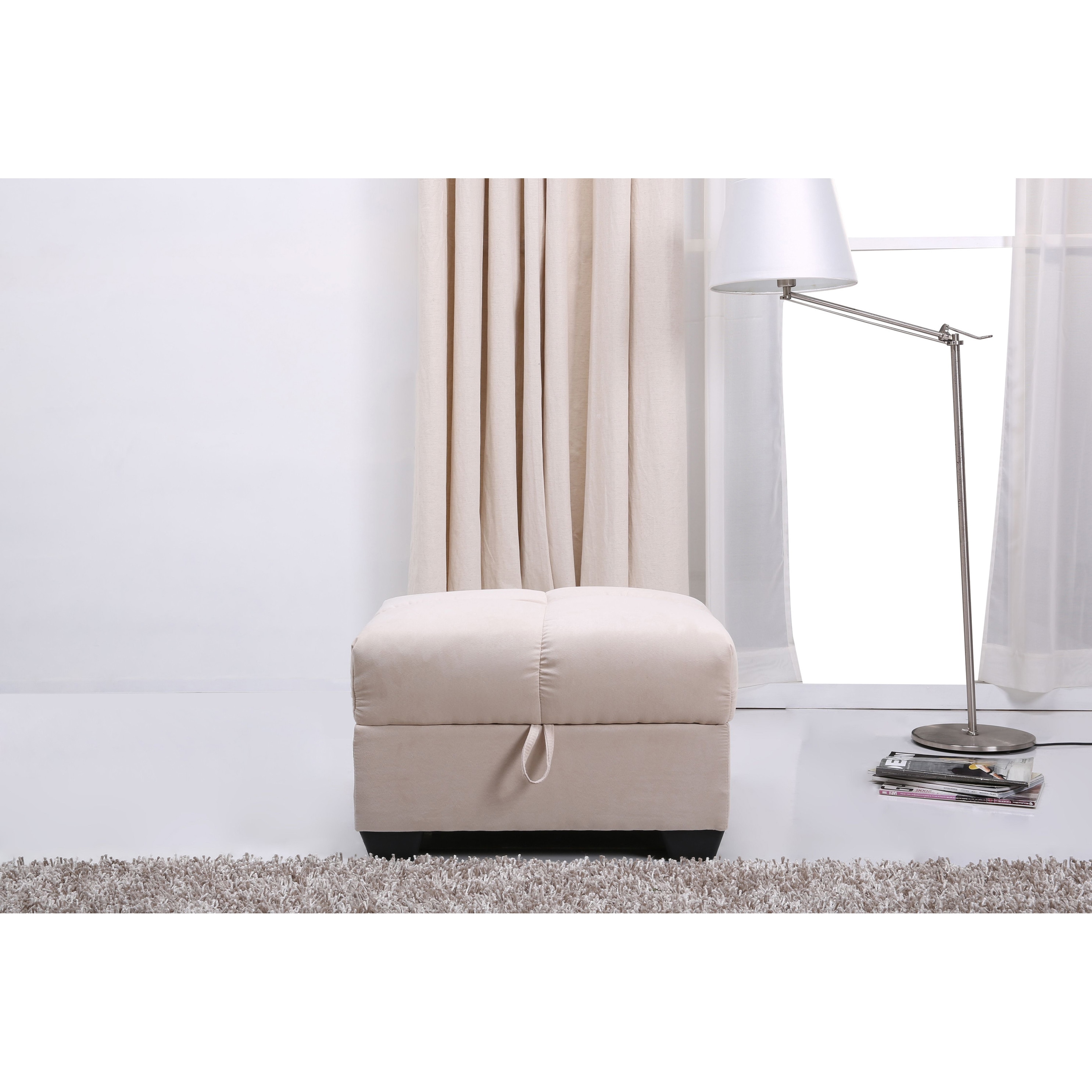 Phila Pearl Storage Ottoman