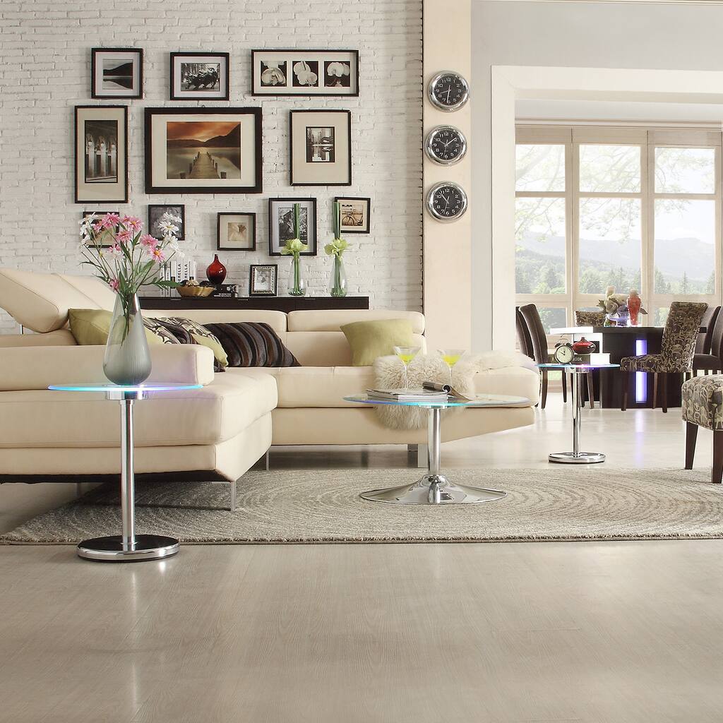 Lorin Modern LED 3-piece Accent Table Set iNSPIRE Q Modern