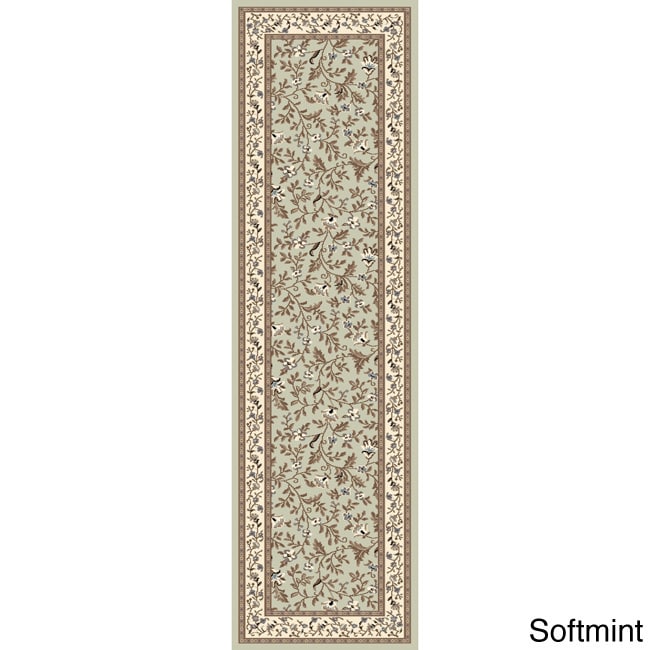 Artisan Flower Garden Runner Rug (22 X 77)