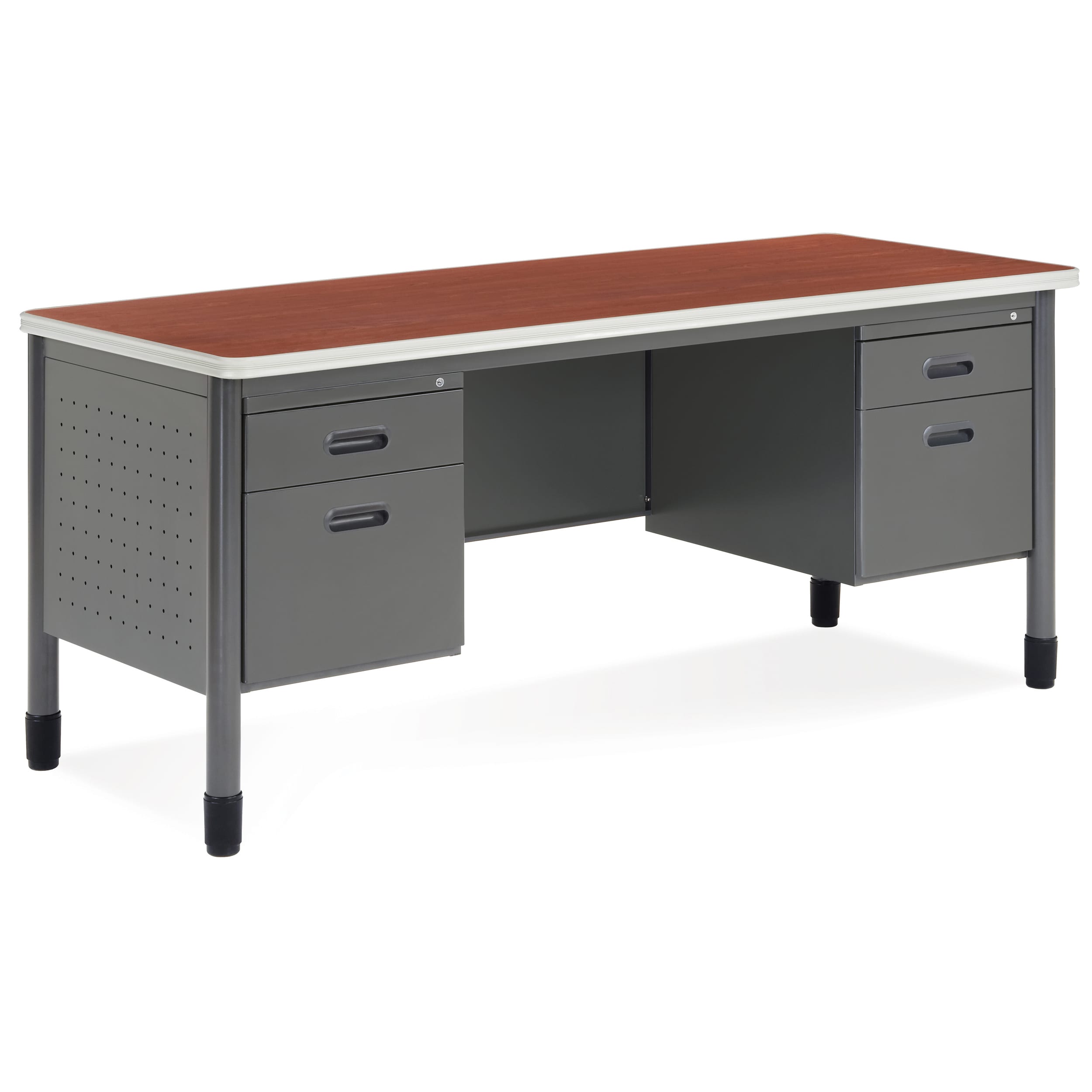 Ofm Cherry Top Double Pedestal Credenza