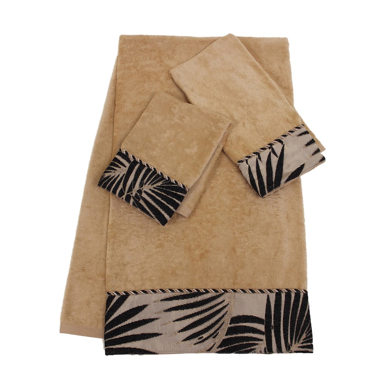 Sherry Kline Biscayne Bay Embellished 3-piece Towel Set - embellished 3pc