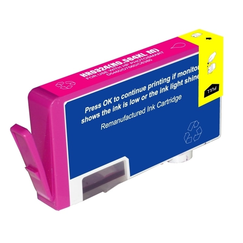 Hp 564xl Magenta Ink Cartridge (remanufactured) (MagentaProduct Type Ink CartridgeType RemanufacturedCompatibleHP Photosmart 5510, Photosmart 5514, Photosmart 6510All rights reserved. All trade names are registered trademarks of respective manufacturer