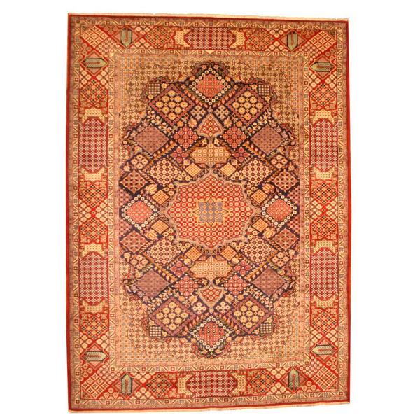 Shop Handmade Herat Oriental Persian Kashan Wool Rug 10'5 x 14'5