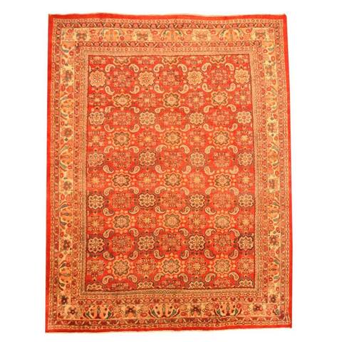 Handmade One-of-a-Kind Mahal Wool Rug (Iran) - 9'6 x 12'2