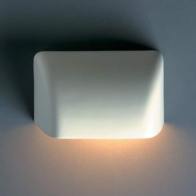 Small Scoop Downlight Outdoor 1-light Ceramic Sconce