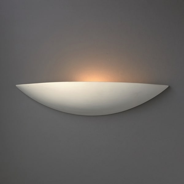 Justice Design Group Small Cosmos Ceramic Bisque 1 light Wall Sconce