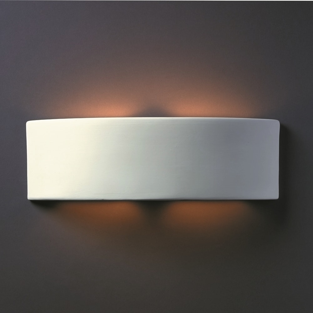 Justice Design Group 2 light ADA Arc Multi Directional Ceramic Sconce