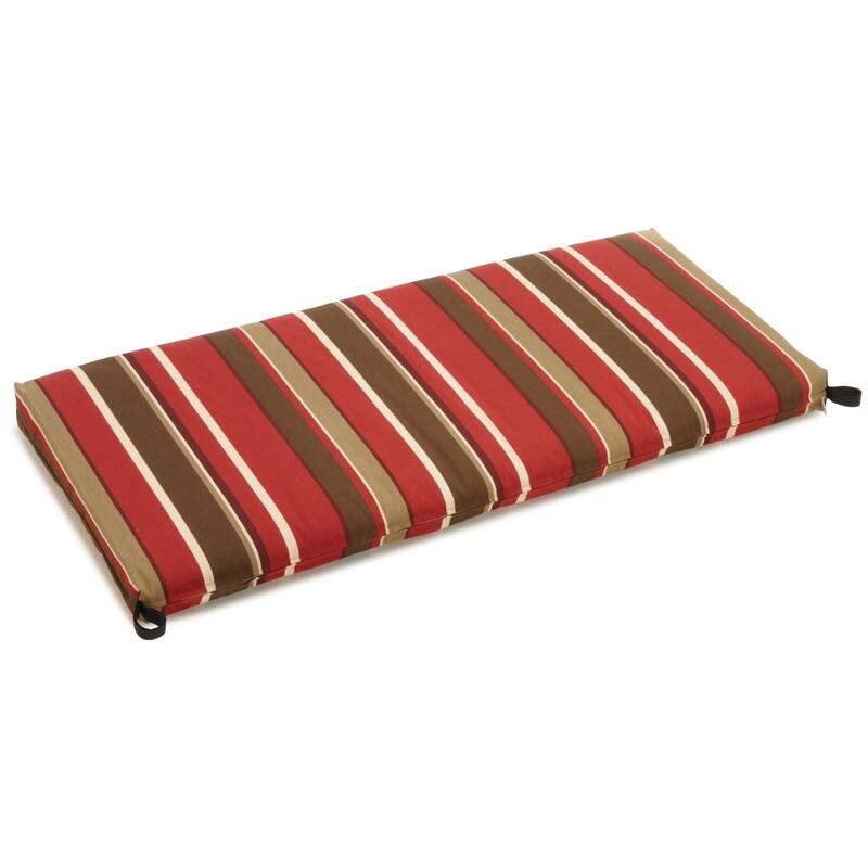 Blazing Needles 48-inch All-Weather Bench Cushion