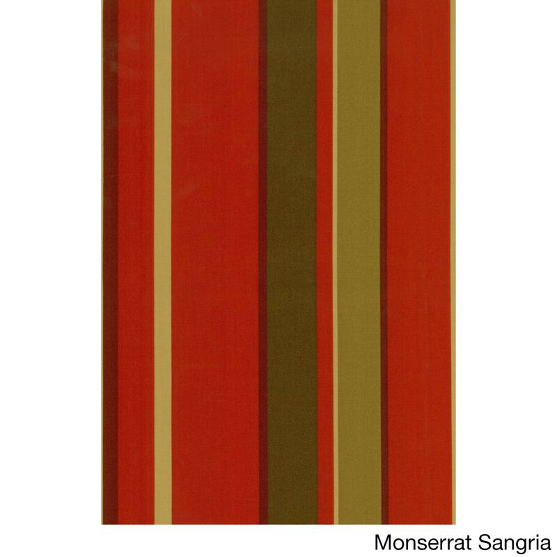 Blazing Needles 48-inch All-Weather Bench Cushion - Monserrat Sangria