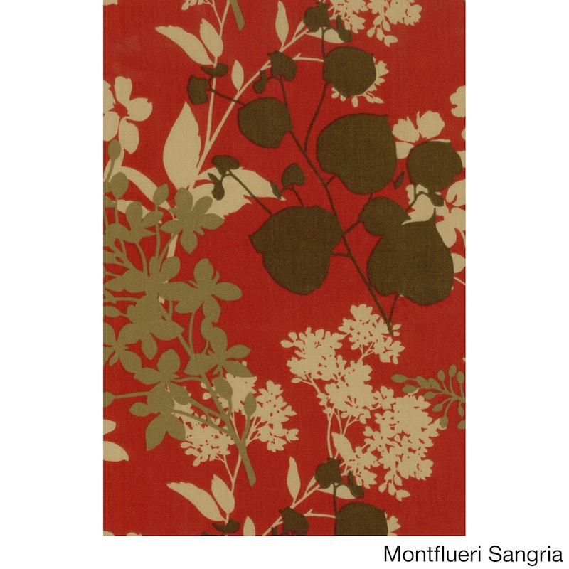 Blazing Needles 48-inch All-Weather Bench Cushion - Montfleuri Sangria