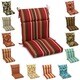 Blazing Needles 20 X 42 Indoor/Outdoor Sectioned Chair Cushion - Thumbnail 0