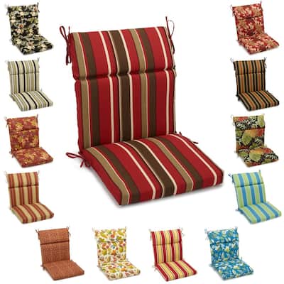 20-inch by 42-inch Three-section Outdoor Seat/Back Chair Cushion