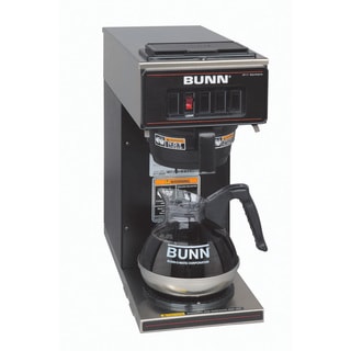 Bunn Stainless Steel Pourover Commercial Coffee Brewer with Two Warmers - 14254709 - Overstock ...