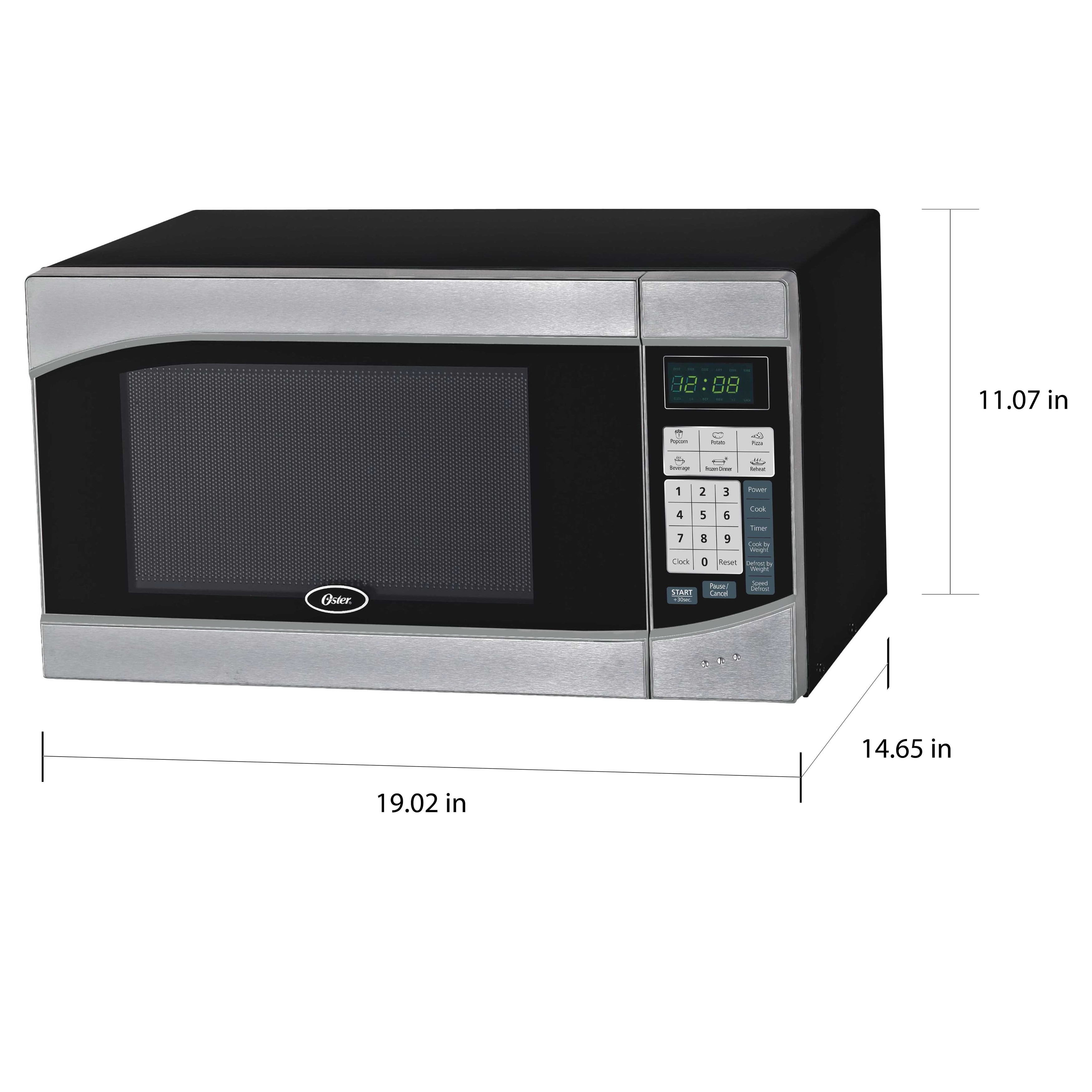 Shop Oster Ogh6901 0 9 Cubic Foot Digital Microwave Oven