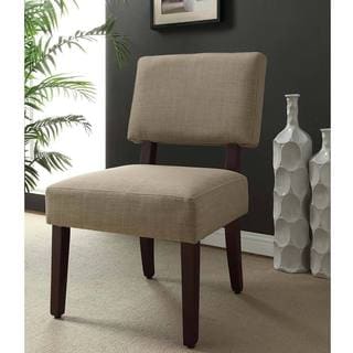 Shop Linen Tan Accent Chair - Free Shipping Today ...