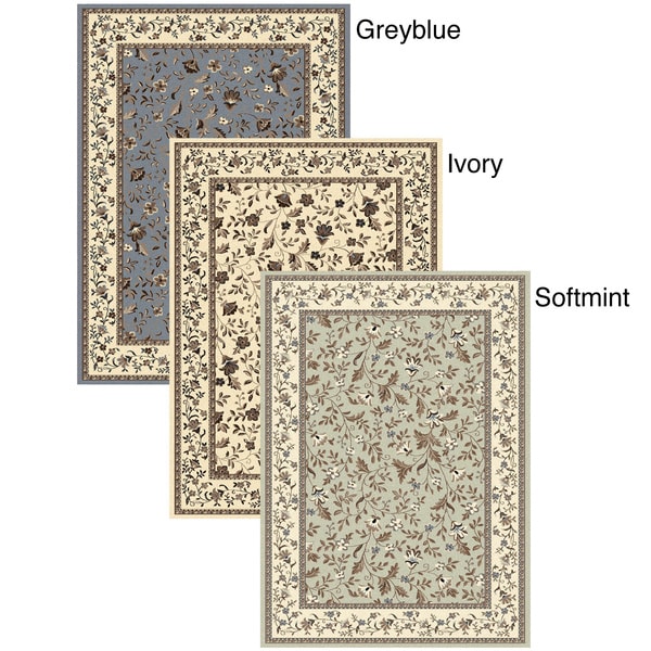 Artisan Flower Garden Area Rug (5'5 x 7'7) 5x8   6x9 Rugs