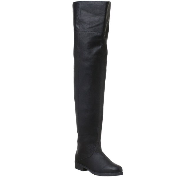 men's thigh high leather boots