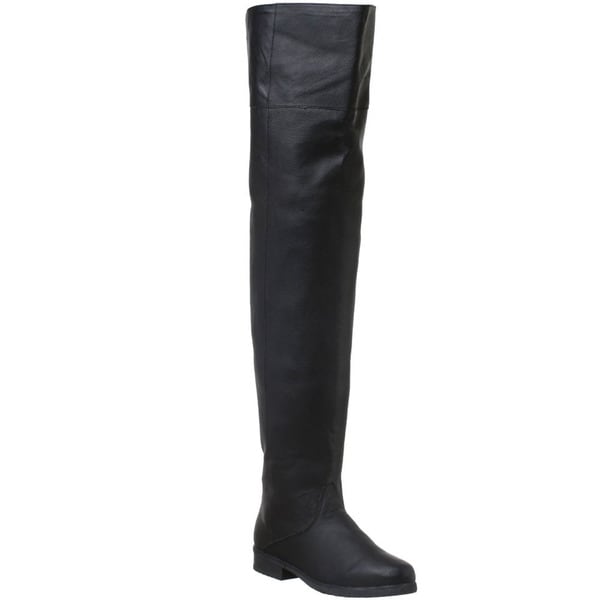 mens thigh high leather boots