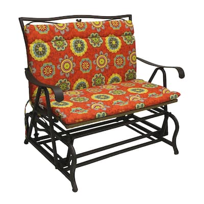 Blazing Needles Double Bench Seat and Back Cushion - 42" x 40"