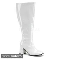 Funtasma Kiki Women's 3.25-inch Chunky Heel Knee High Gogo Boots - Free