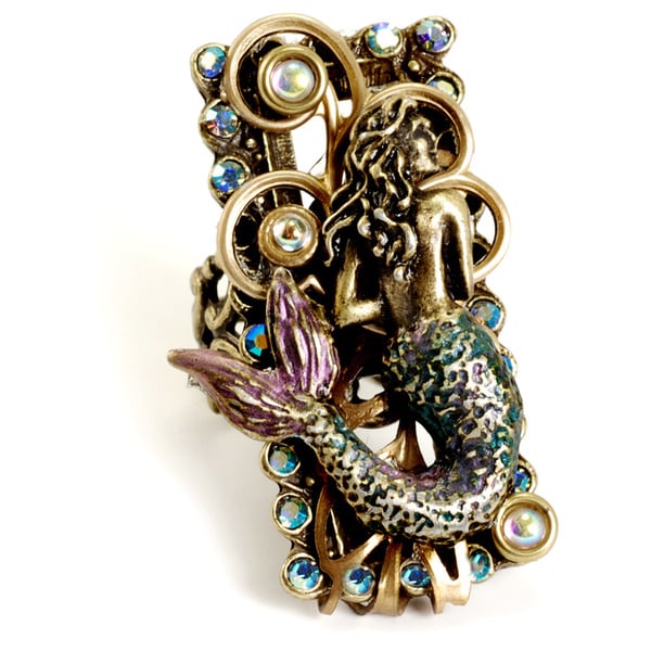 Sweet Romance Mermaid Nautical Ocean Ring