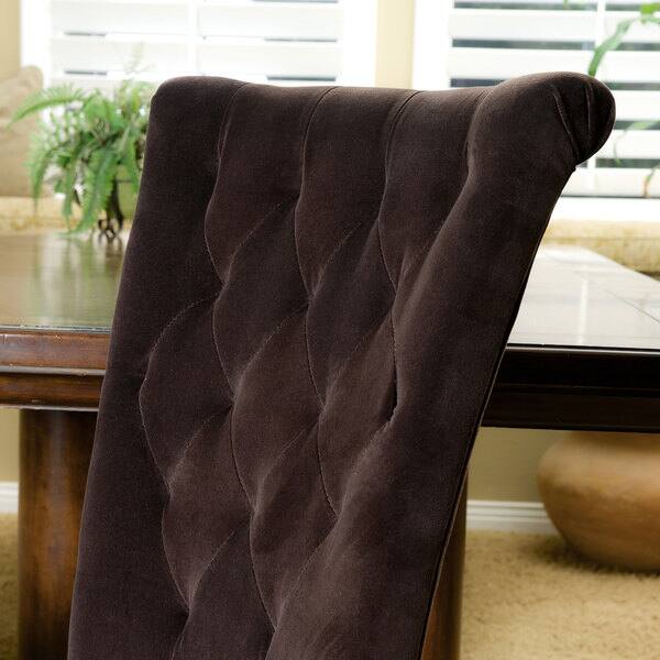 Venetian Chocolate Velvet Dining Chairs Set Of 2 By Sku784969p