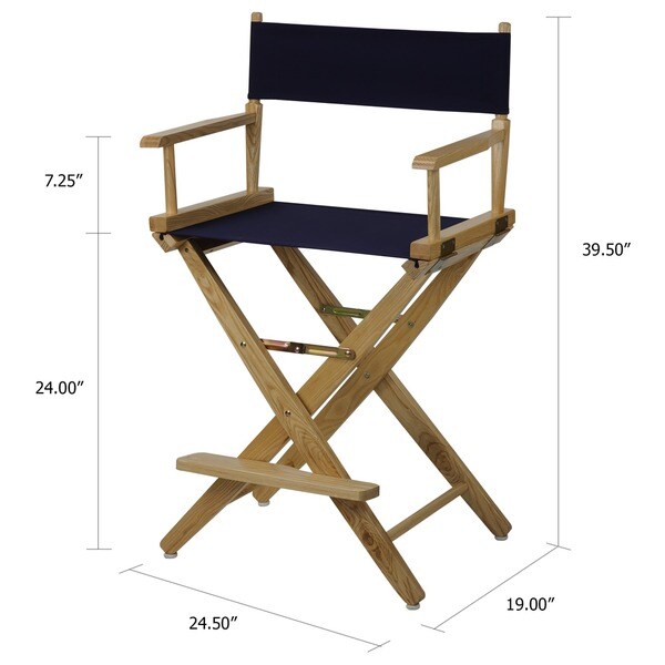 Extra wide best sale tall directors chair