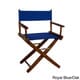 preview thumbnail 17 of 18, American Trails Extra-Wide Premium 18-inch Director's Chair mission oak frame/ royal blue canvas
