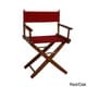 preview thumbnail 15 of 18, American Trails Extra-Wide Premium 18-inch Director's Chair mission oak frame/ red canvas