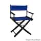 Option black frame/ royal blue canvas
