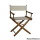 preview thumbnail 4 of 18, American Trails Extra-Wide Premium 18-inch Director's Chair natural frame/ natural canvas