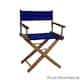 Option natural frame/ royal blue canvas
