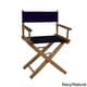 preview thumbnail 2 of 18, American Trails Extra-Wide Premium 18-inch Director's Chair natural frame/ navy canvas