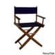 preview thumbnail 14 of 18, American Trails Extra-Wide Premium 18-inch Director's Chair mission oak frame/ navy canvas