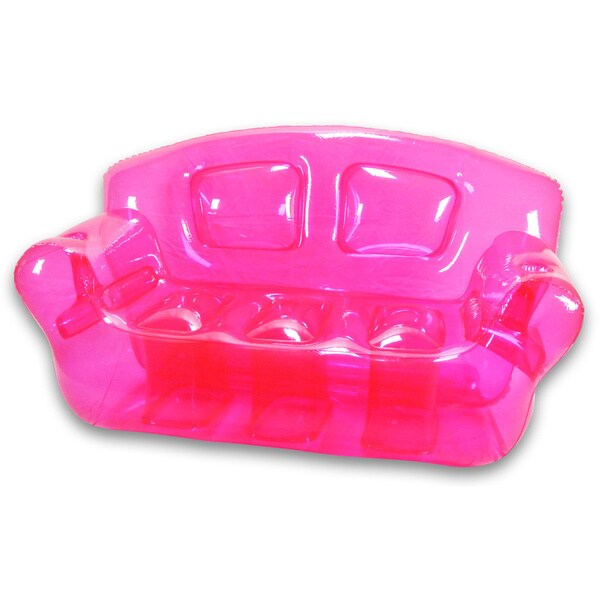 Pretty Pink Inflatable Bubble Couch Free Shipping Today Overstock