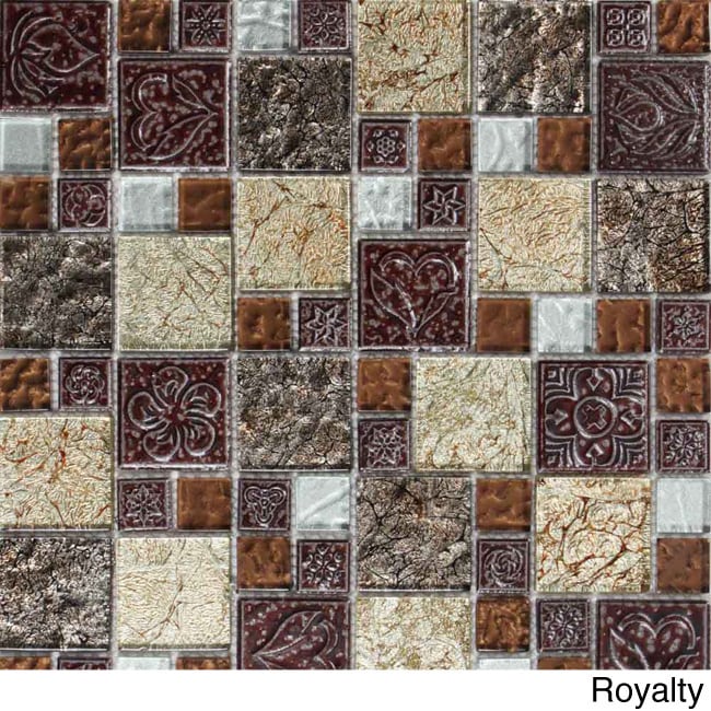 Venetian Glass/ Aluminum Tile